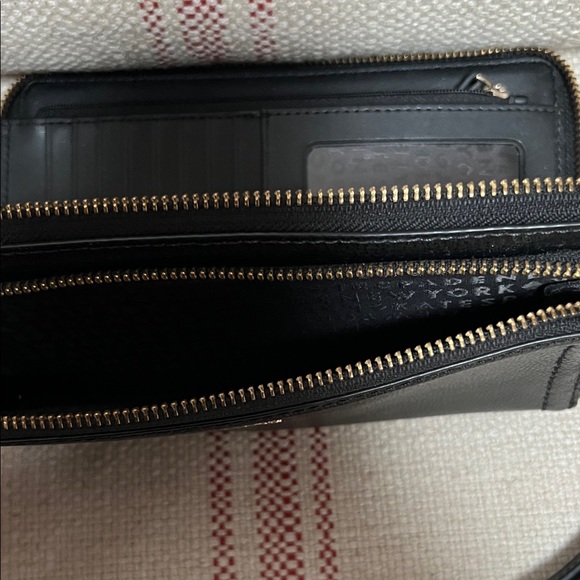 Kate Spade Black Leather Wristlet - Picture 3 of 3